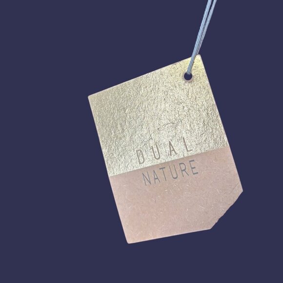 DUAL NATURE Ribbed Knit Dress V Neck Deep Burgandy Pockets Size Large NWT - Picture 5 of 6